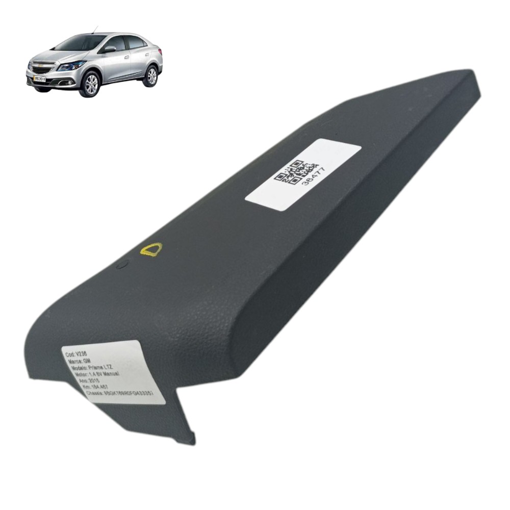 Moldura Banco Dianteiro Lado Direito Gm Prisma 2014 2015 16 Preto 1
