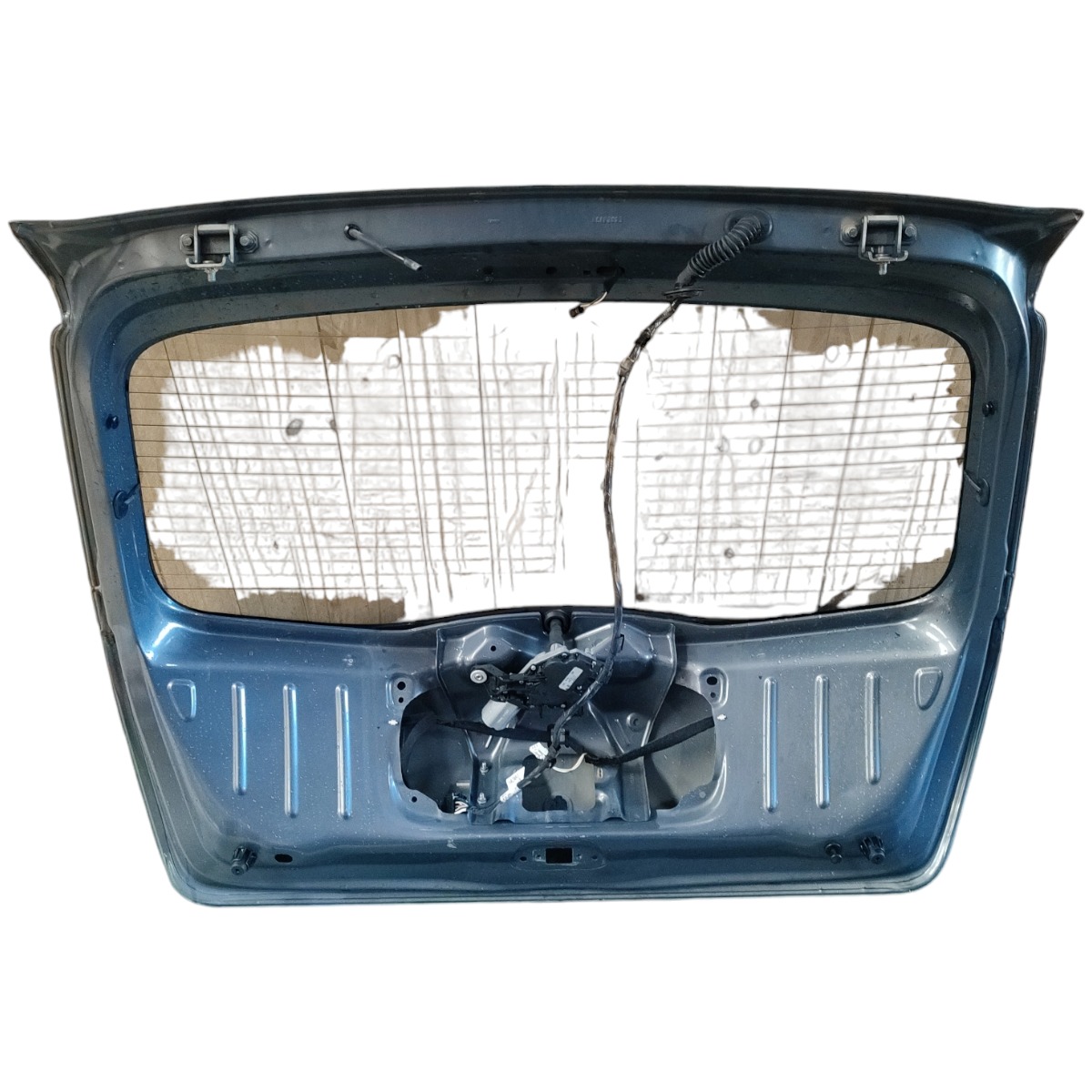Tampa Traseira Renault Sandero 2008 2009 2010 2011 Detalhe Cinza-escuro 5