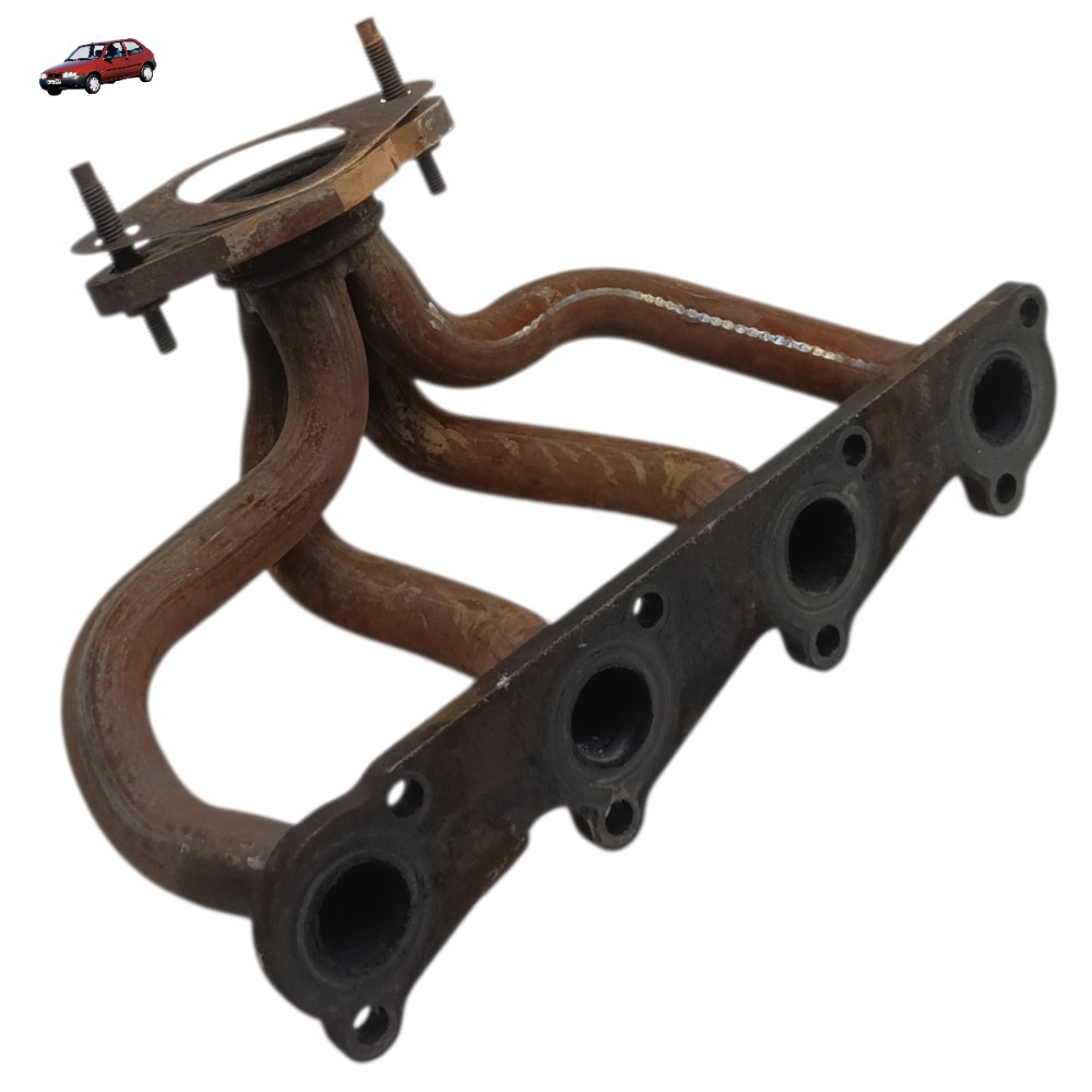 Coletor escape ford fiesta 1.0 zetec gasolina 1999 2000 2001 1