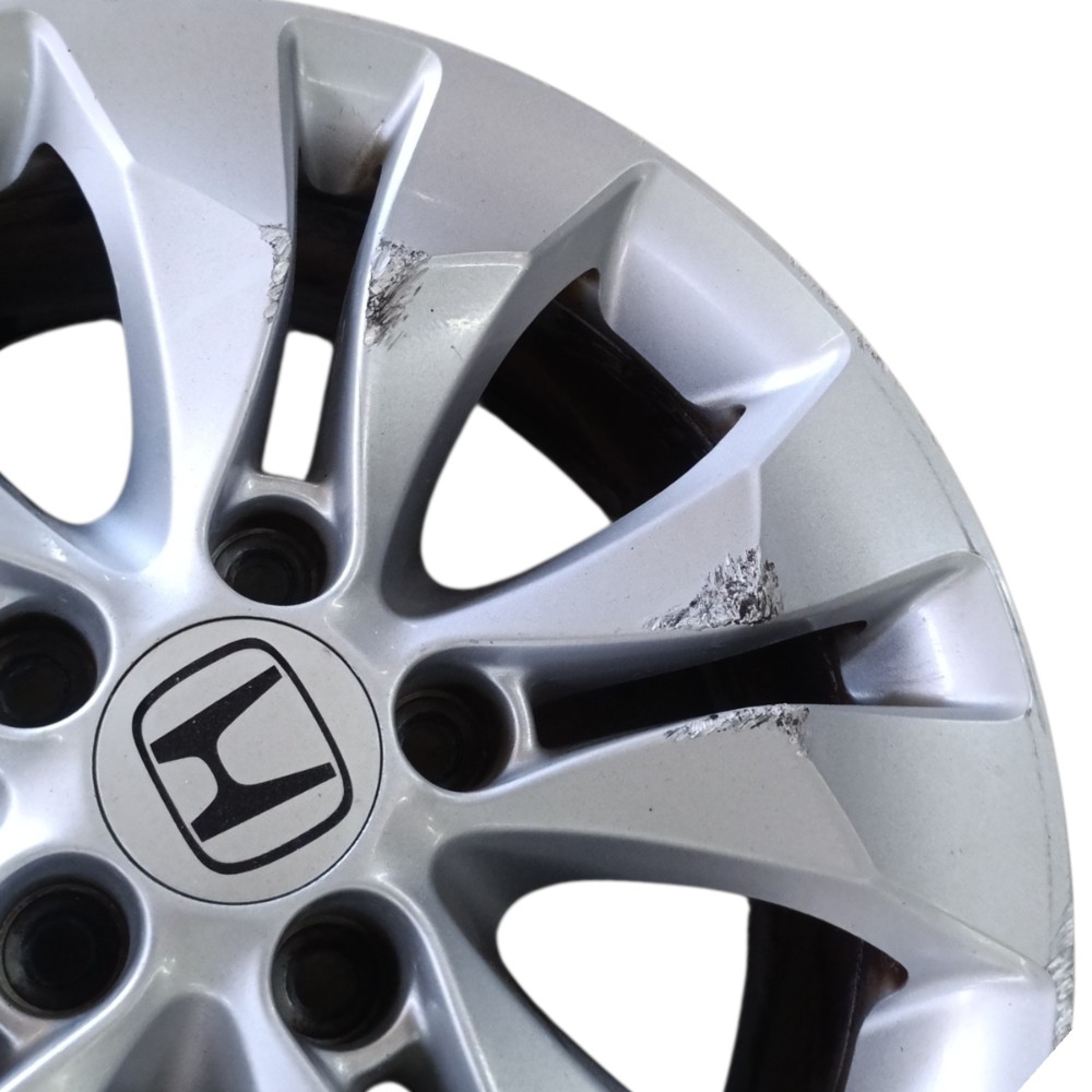 Roda Liga Leve Aro 17 5×114 Honda Crv 2013 2014 2015 2016 Prata 3