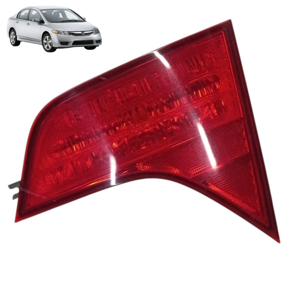 Lanterna esquerda tampa traseira honda civic g8 2007 2008