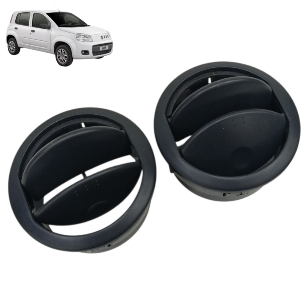 Par difusor ar painel fiat uno Vivace 2012 2013 2014 2015