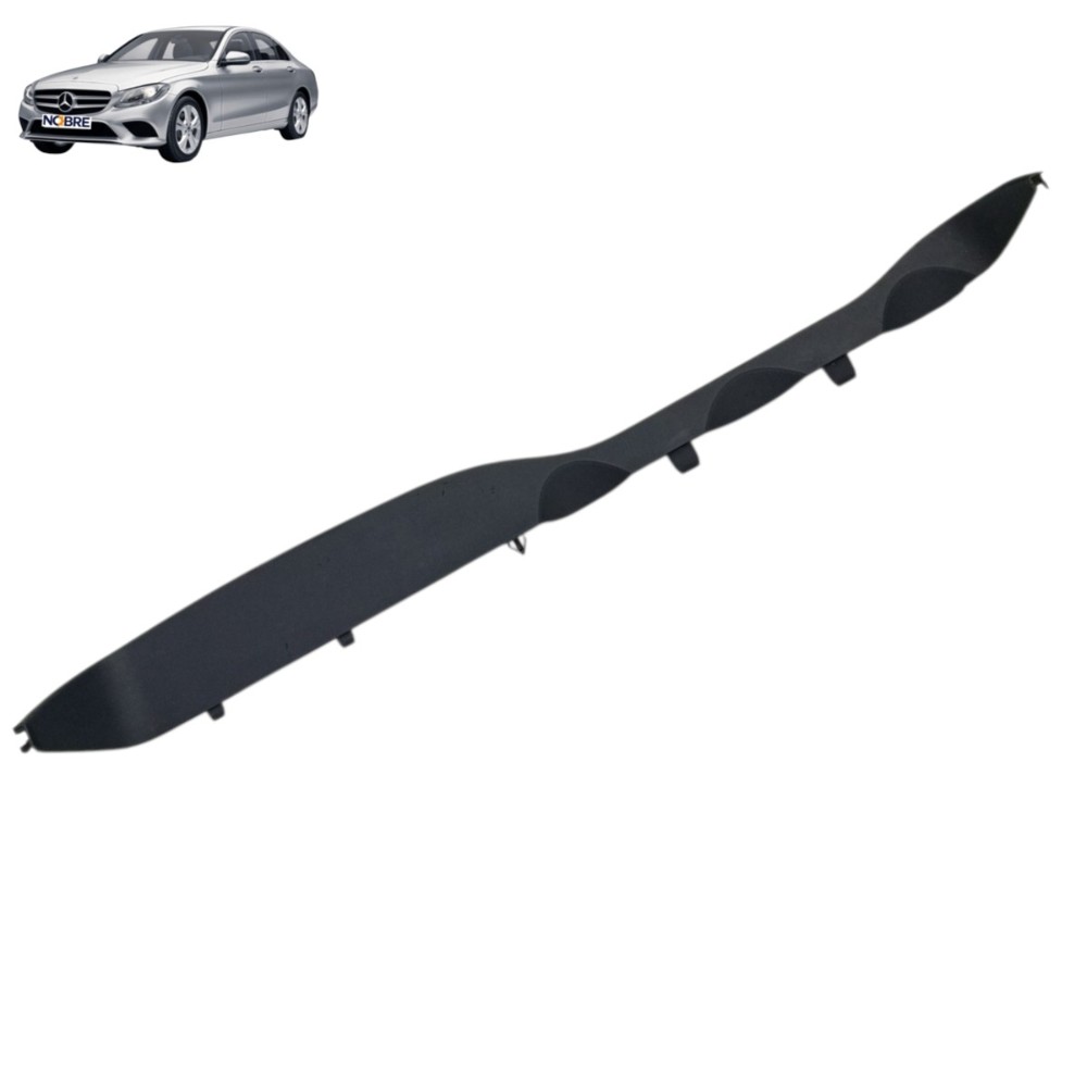 Acabamento Moldura Painel Mercedes C180 2008 2009 2010 2014 Preto Moldado