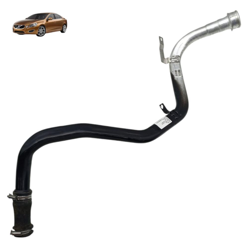 Gargalo Tanque Combustível Volvo S60 T4 2010 2011 2012 2013 Preto E Prateado 1