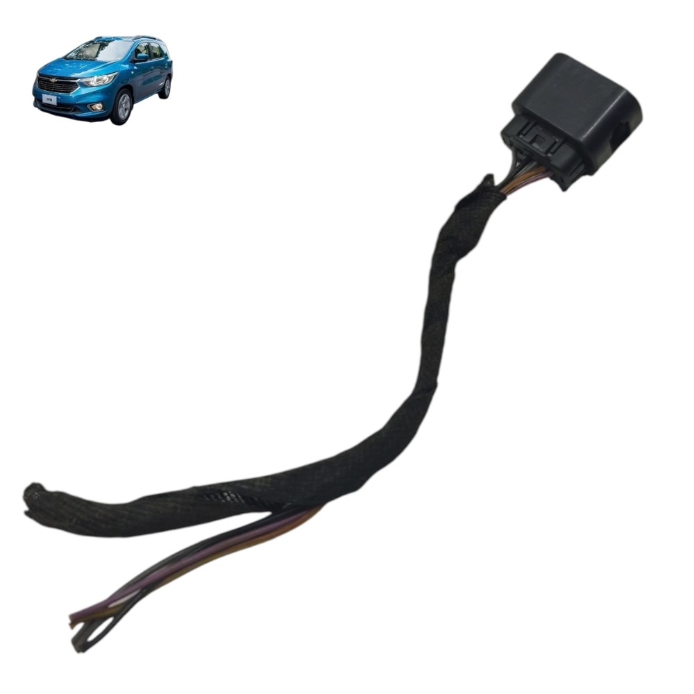 Plug Conector Fechadura Dianteira Esquerda Chevrolet Spin 15