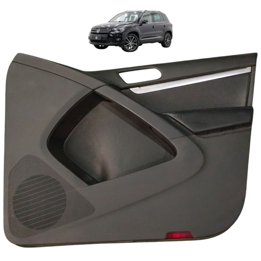 Forro Porta Dianteira Direita Vw Tiguan 2011 2012 2013 2014 Preto 1