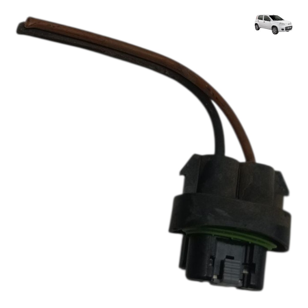 Plug conector ventoinha radiador Fiat Uno 1.0 Vivace 2013 14 1
