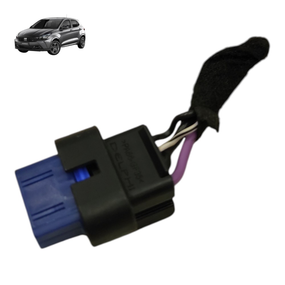Plug conetor fechadura tampa traseira fiat argo 2024 1