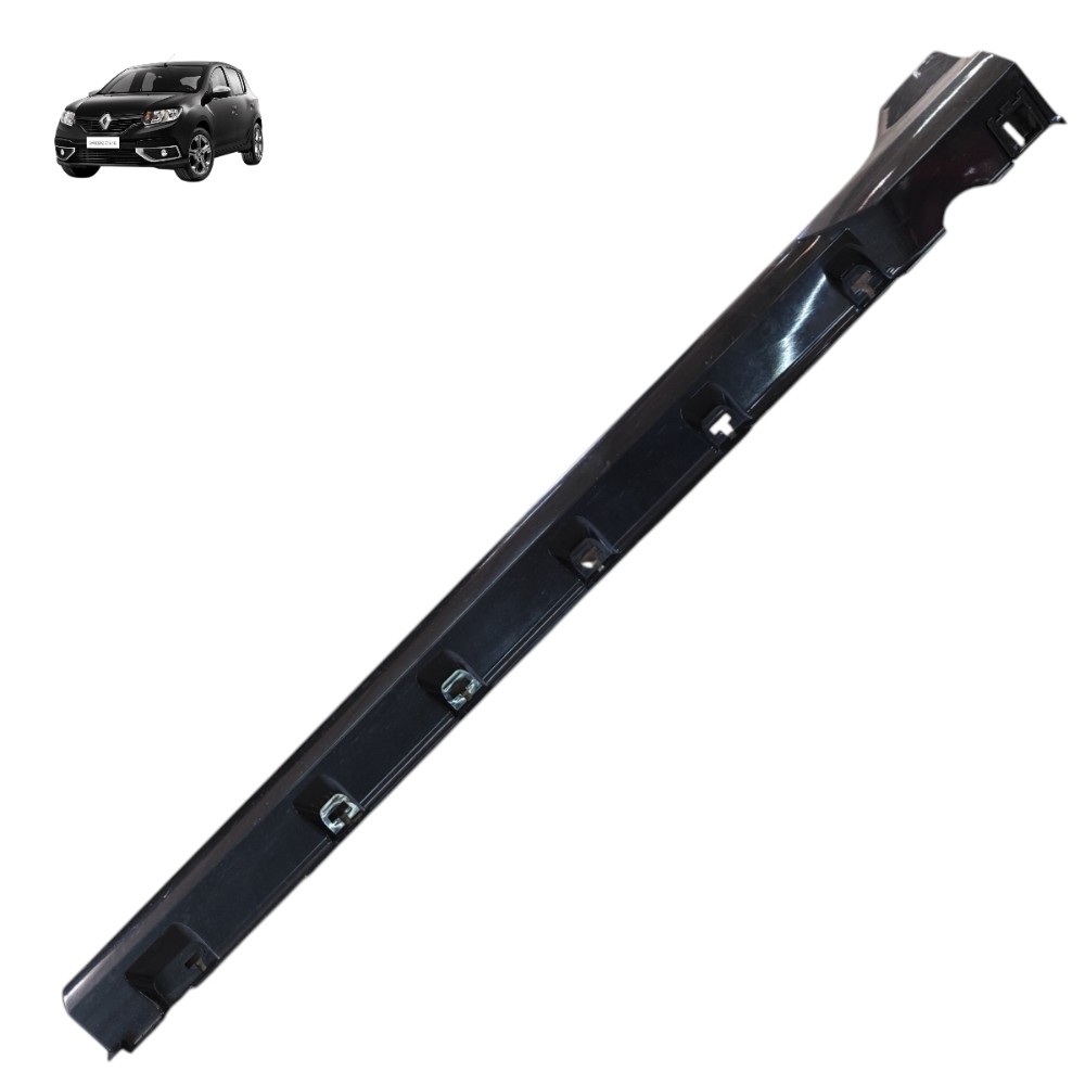 Spoiler saia lateral esquerda Renault Sandero 2015 2016 2017