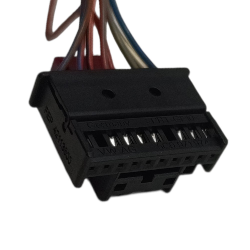 Plug comando vidro dianteiro esquerdo vw polo virtus 2019 20 3