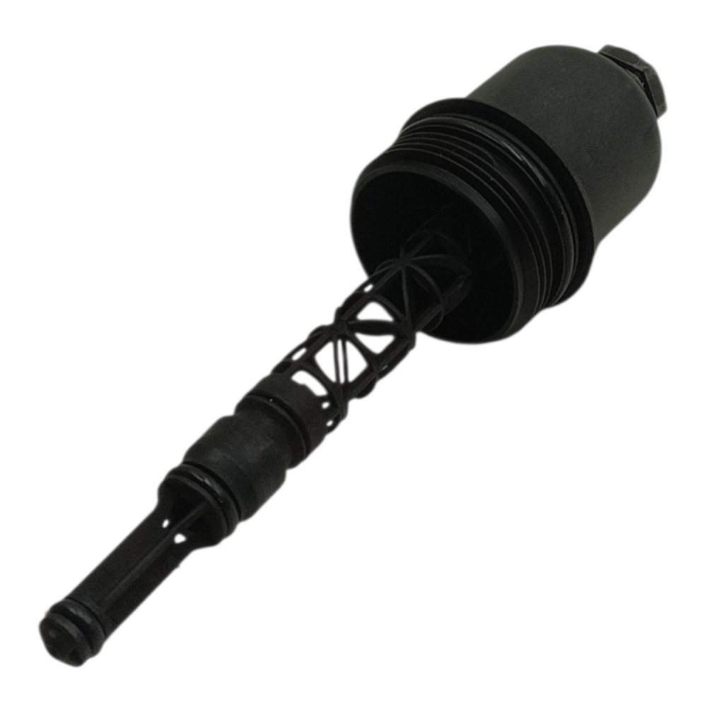 Tampa Copo Filtro Óleo Mercedes C230k 1.8 2003 2004 2005 Preto 4