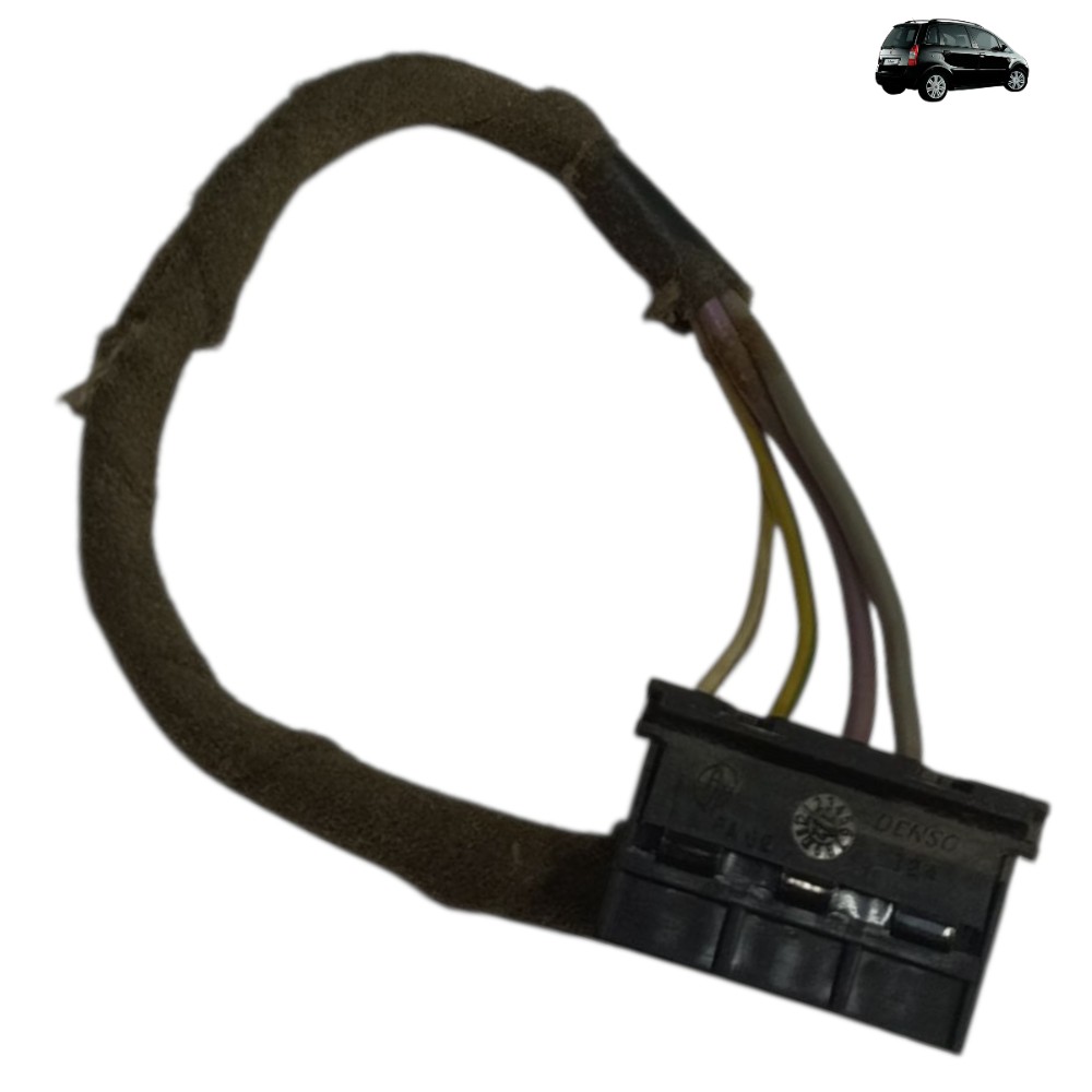 Plug conector resistência caixa ar Fiat Idea 2012 2013 2014 1