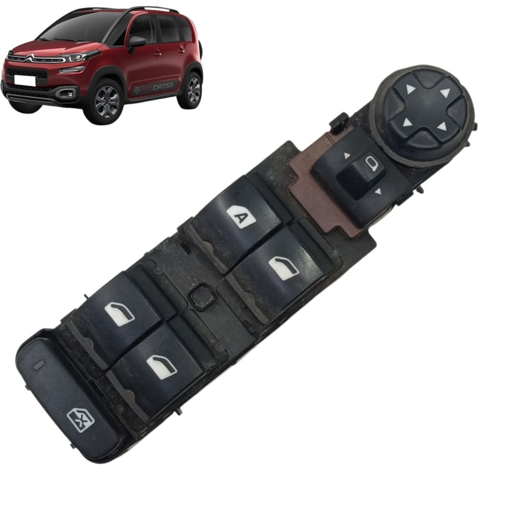 Comando vidro dianteiro esquerdo Citroen Aircross 2018 2019 1