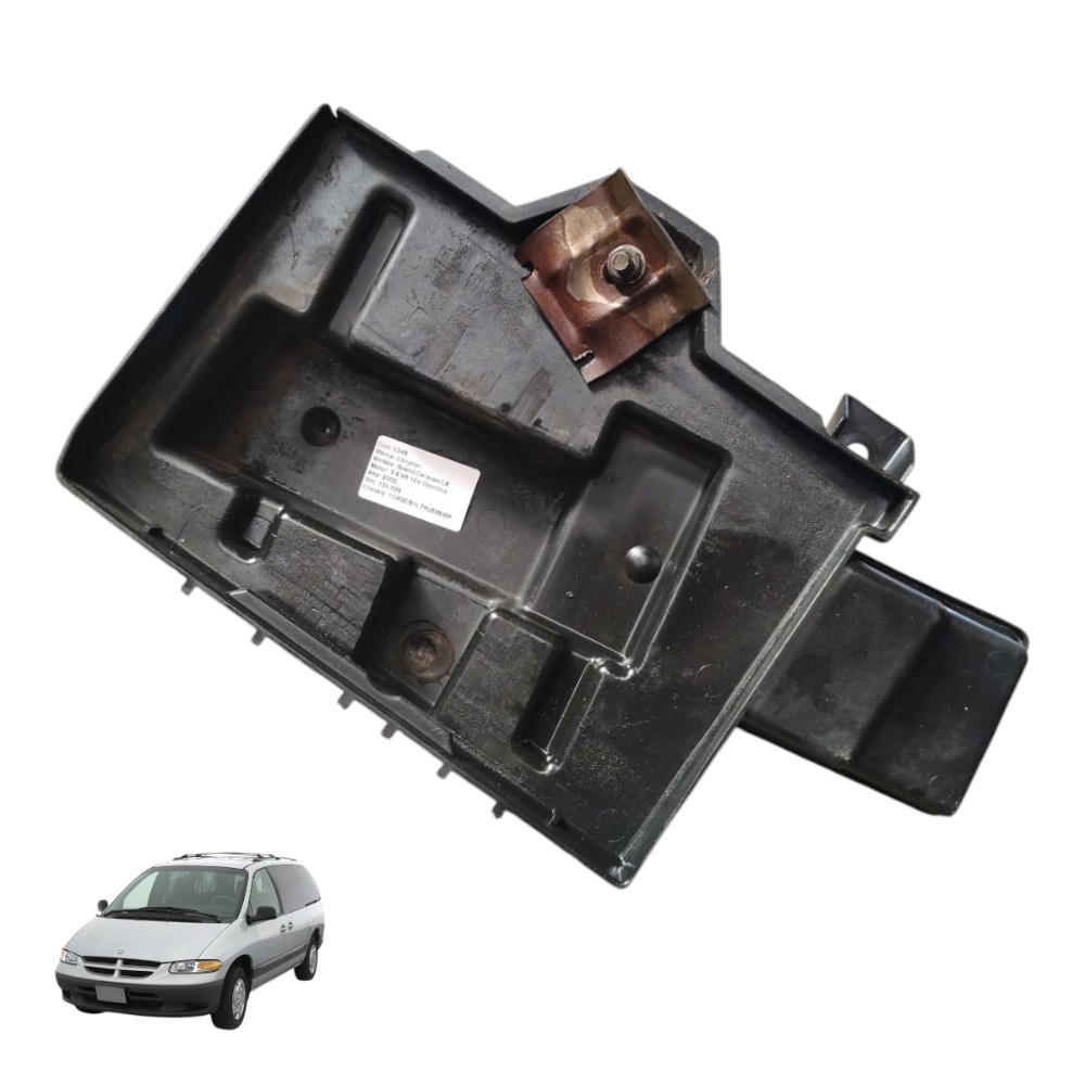 Suporte Base Bateria Grand Caravan 3.8 2000 1999 1998 1997 Preto 1