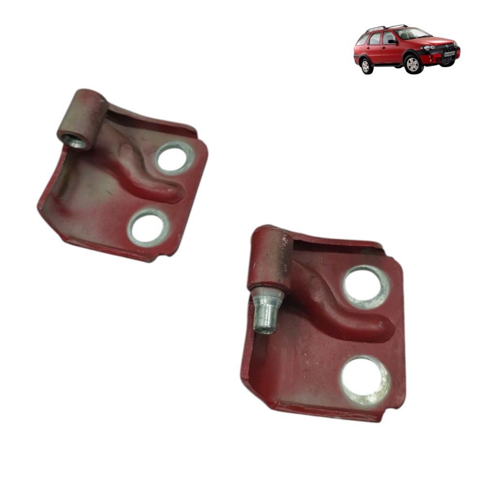 Par Dobradiça Dianteira Esquerda Fiat Palio 2005 2006 2007 1