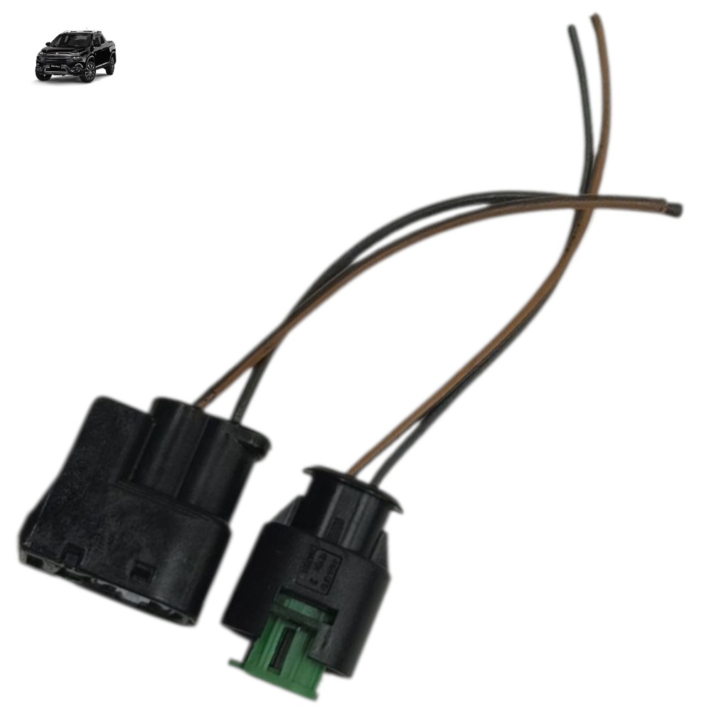 Par Plug Conector Compressor Ar Fiat Toro 1.8 2019 2020 2021 1