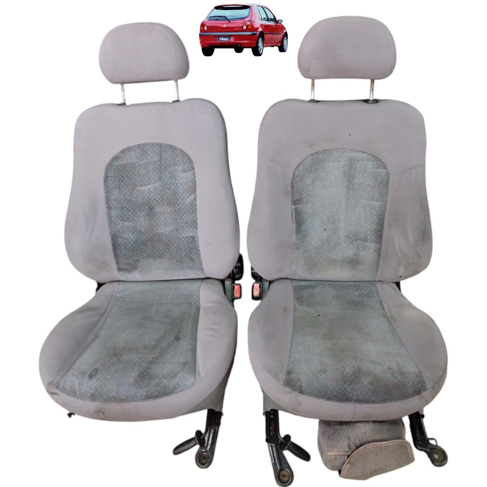 Par banco dianteiro Ford Fiesta Street 2000 2001 4 portas 1