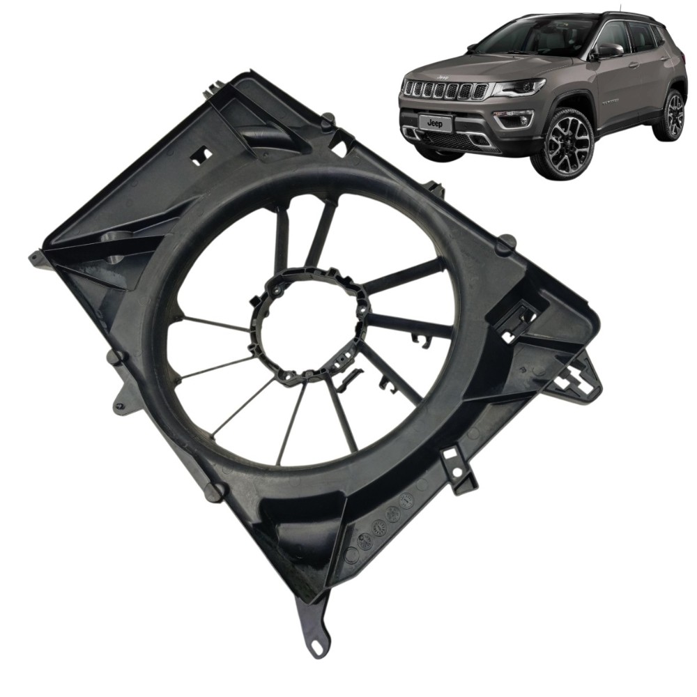 Defletor ventoinha radiador jeep Compass 2017 2018 2019 2020