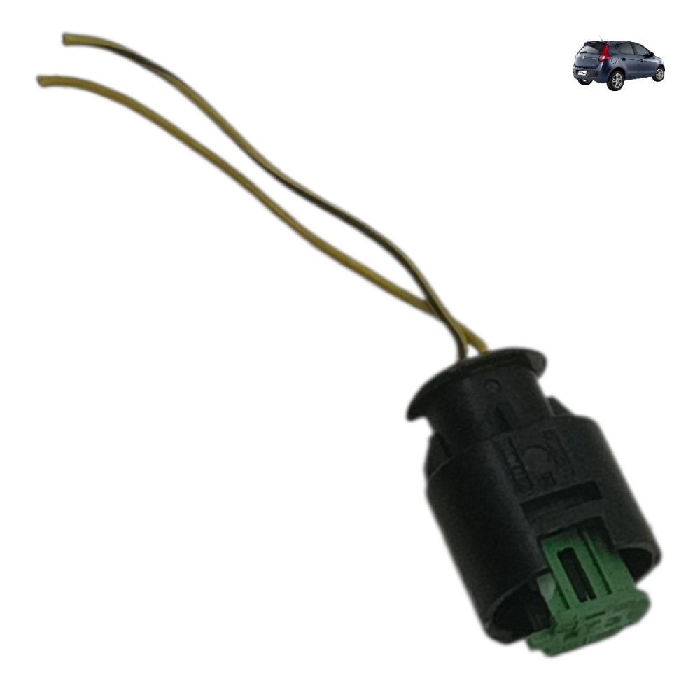 Plug conector sensor abs dianteiro fiat palio 2013 2014 2015