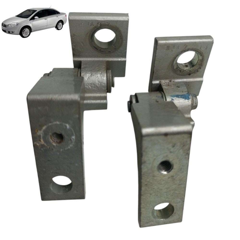 Par Dobradiça Porta Traseira Esquerda Fiat Linea 2010 2011 1