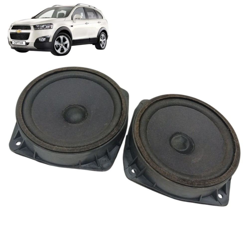 Par Alto Falante Gm Captiva 2012 2013 2014 2015 Preto