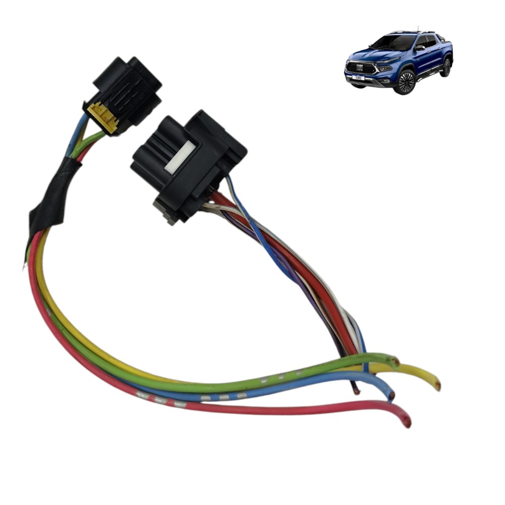 Par Plug Conector Relé Velas Aquecedoras Fiat Toro 2.0 2025 1