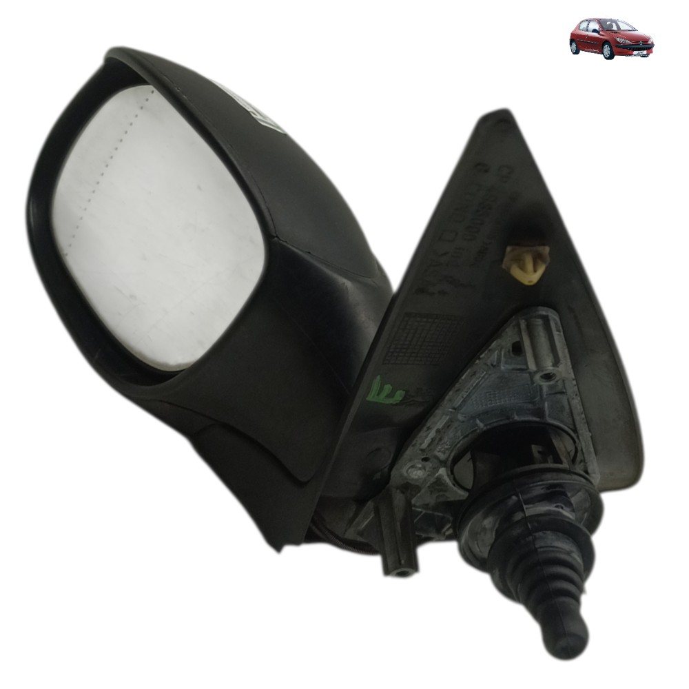 Retrovisor esquerdo manual Peugeot 206 2001 2002 2003 2004 1