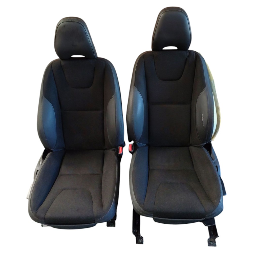 Jogo Banco Tecido Volvo S60 T4 2011 2012 2013 2014 Preto 2