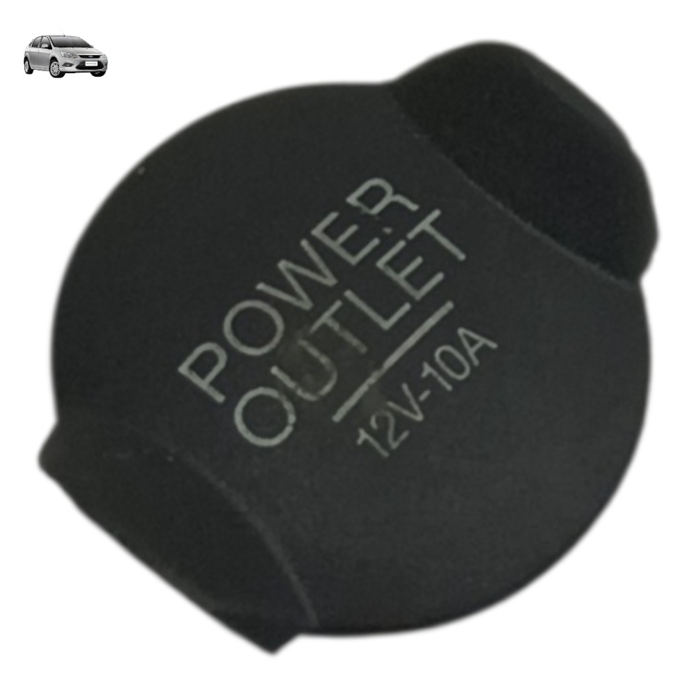 Tampa Tomada Auxiliar 12v Ford Focus 2013 2012 2011 Preto
