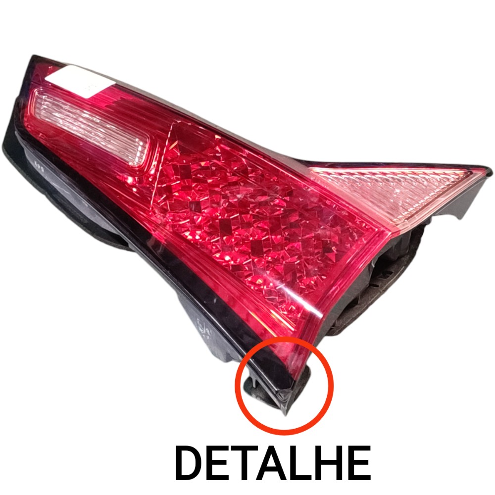Lanterna Esquerda Tampa Traseira Honda Hrv 2016 Com Detalhe 7