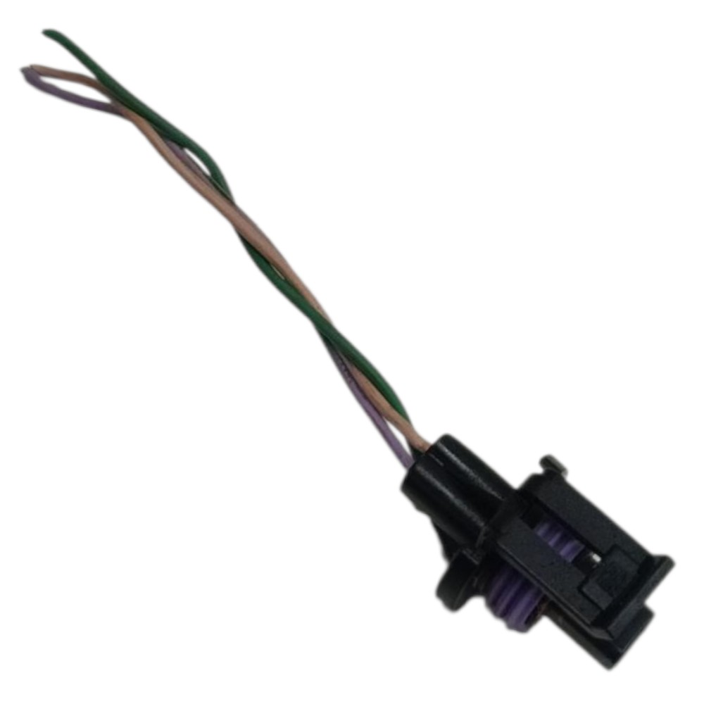 Plug conector sensor ar condicionado Renault Sandero 2012 13 4