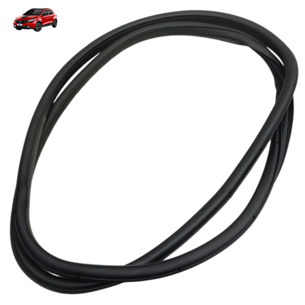 Borracha Vedação Porta Dianteira Direita Fiat Argo 2021 2020 – Preto 1