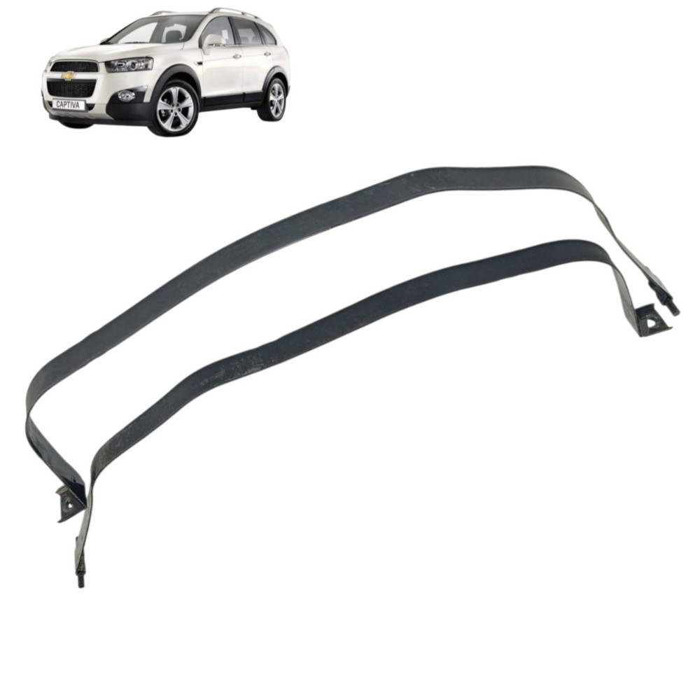 Par Cinta Fixação Tanque Combustível Gm Captiva 2012 2013
