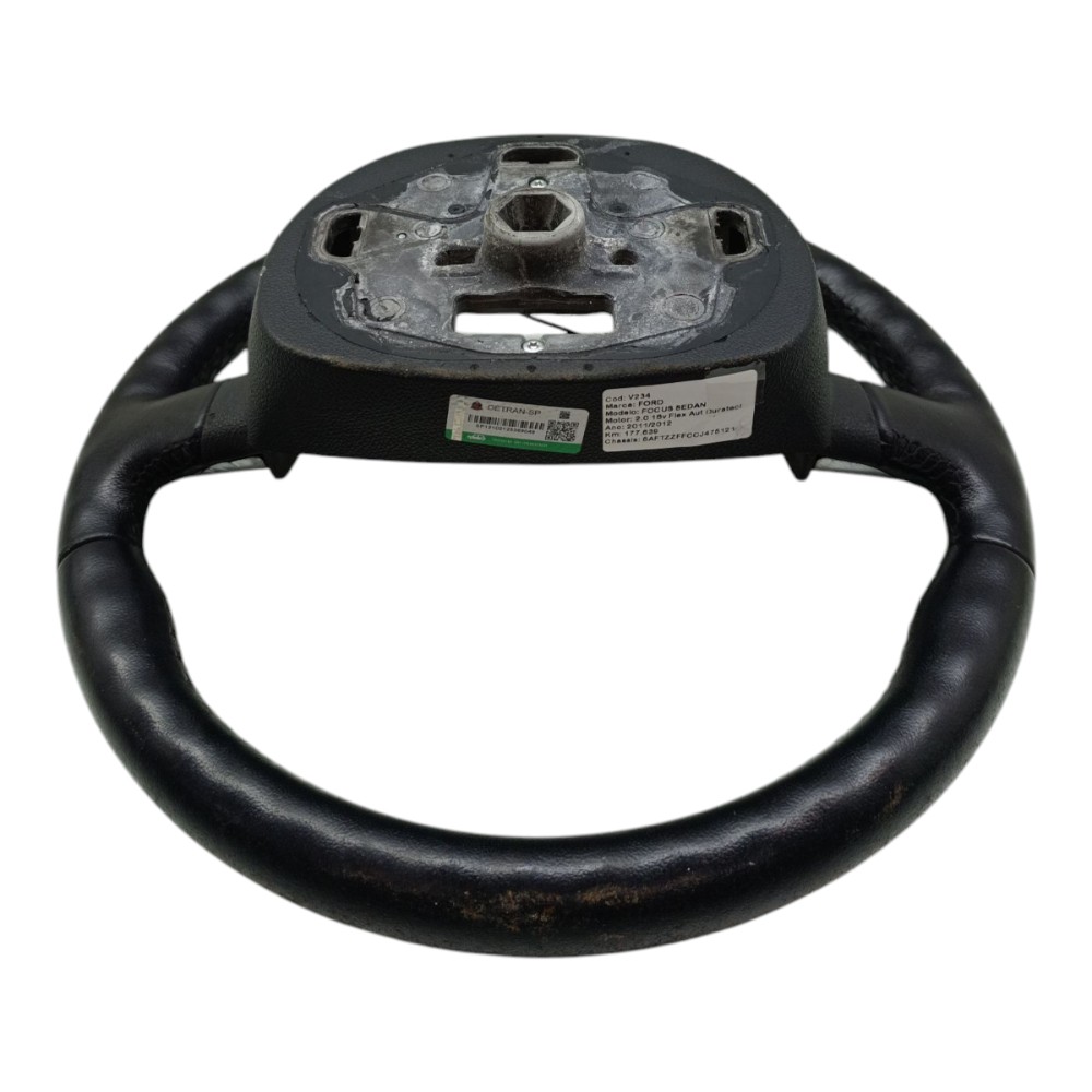 Volante Direção Para Reformar Ford Focus 2010 2011 2012 2013 Preto 4