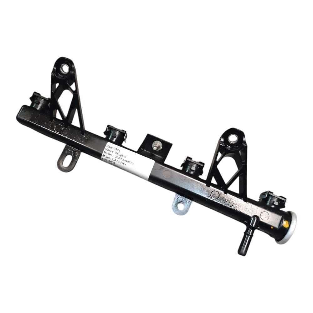 Flauta Bico Injetor Peugeot 206 207 C3 1.4 2008 2009 2010 11 2