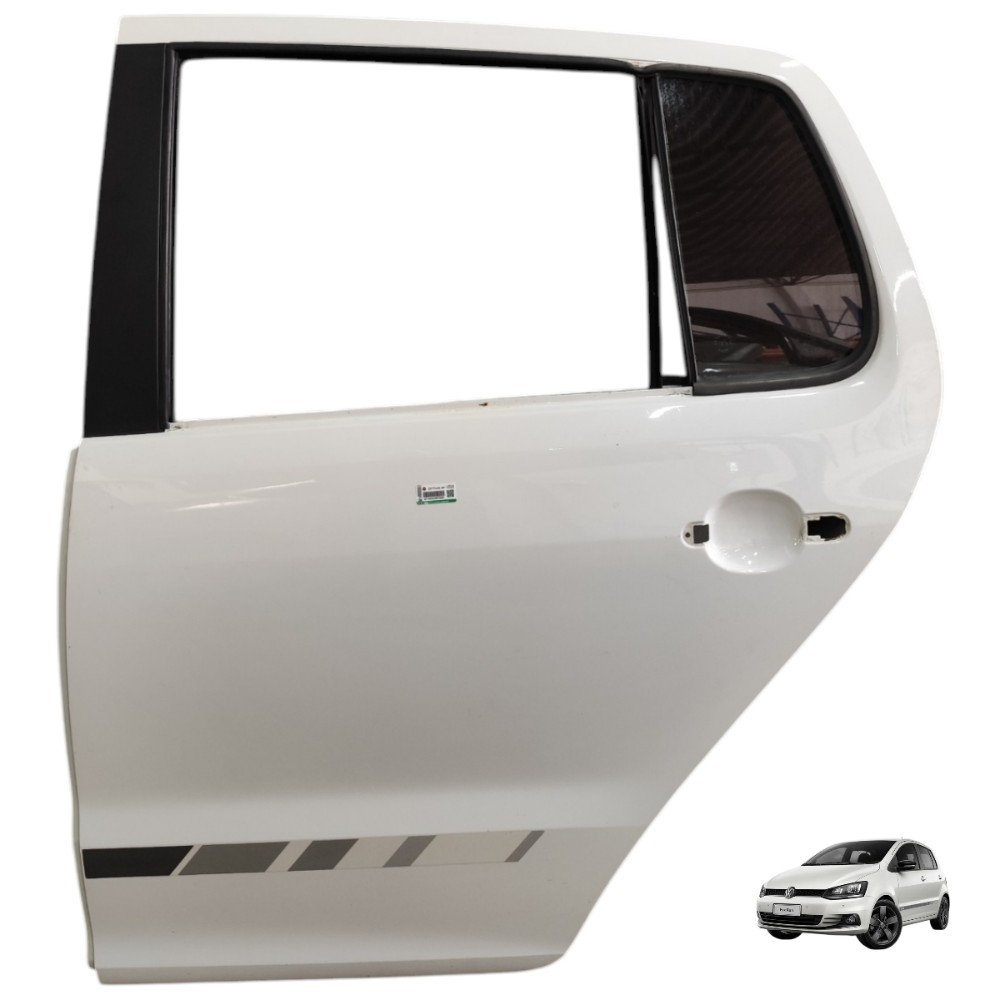 Porta traseira esquerda VW Fox 2015 2016 2017 2018 2019 2020