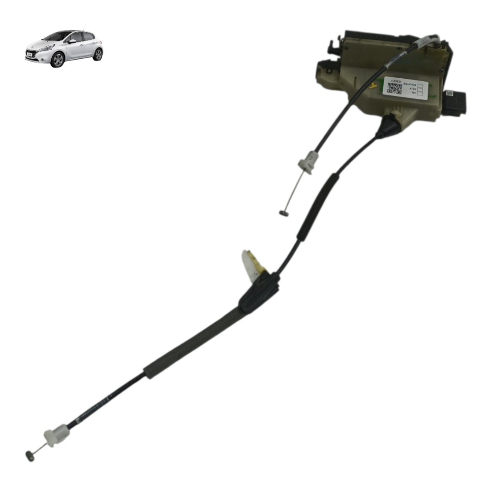 Fechadura Porta Traseira Esquerda Peugeot 208 2014 2015 2016