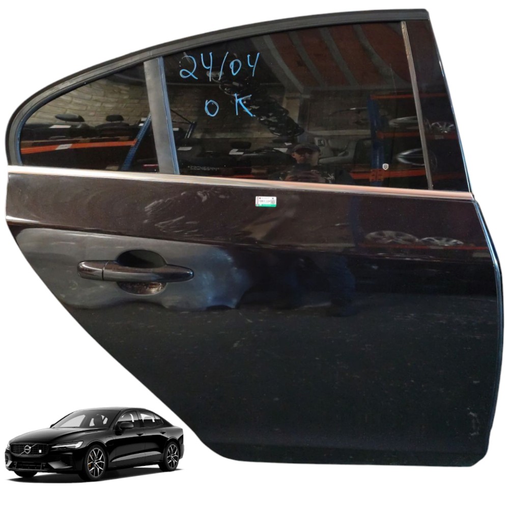 Porta Traseira Direita Volvo S60 T4 2011 2012 2013 Blindado Traseira Direito Preto 1