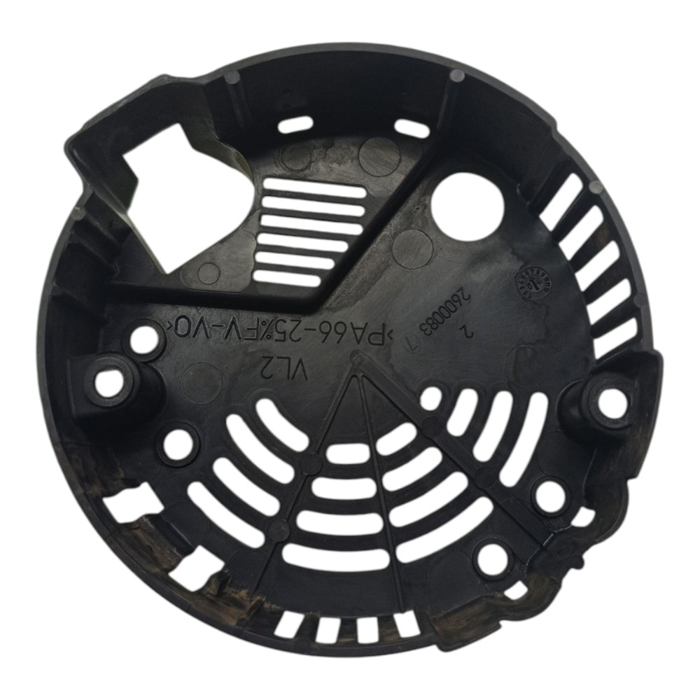Tampa Plástico Traseiro Alternador Vw Polo Fox Voyage 2009 Preto 3