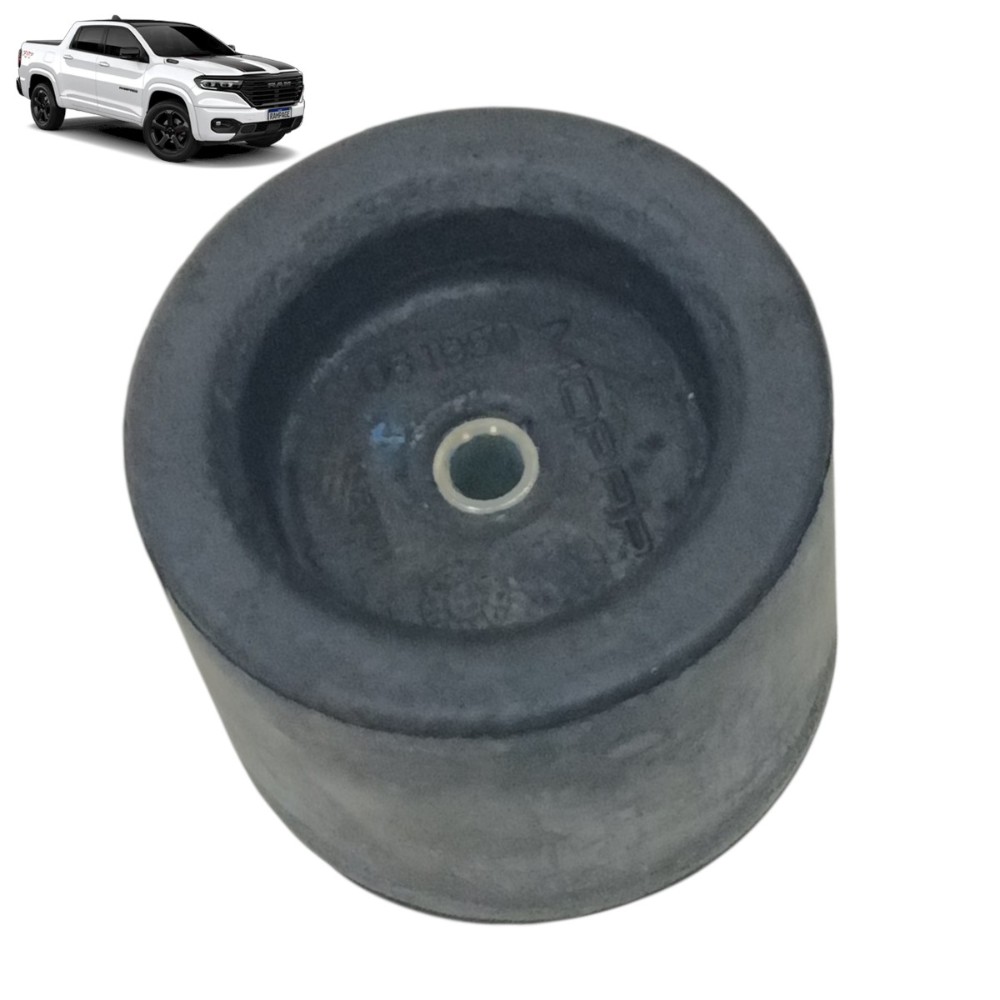 Batente Borracha Base Bateria Ram Rampage 2026 2025 2024 Preto