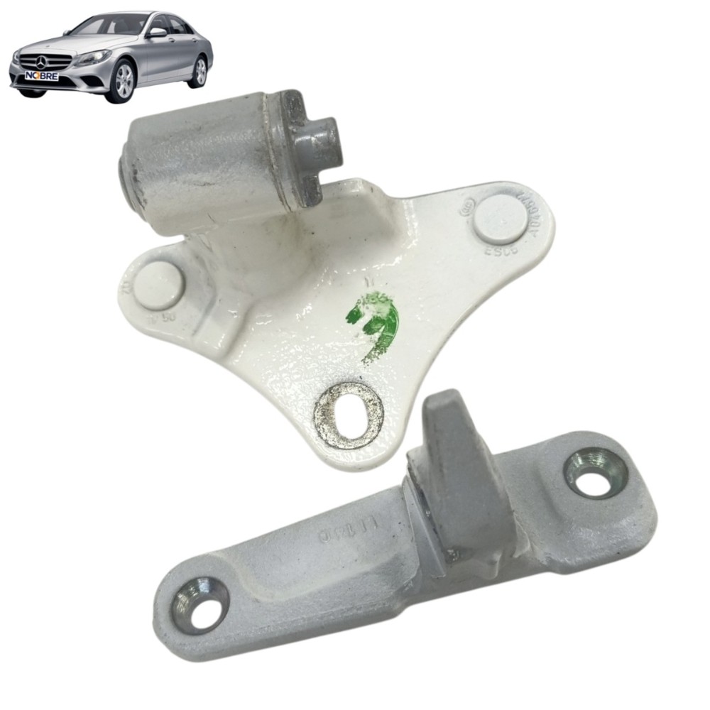 Par dobradiça porta esquerda Mercedes c180 cgi coupê 2012