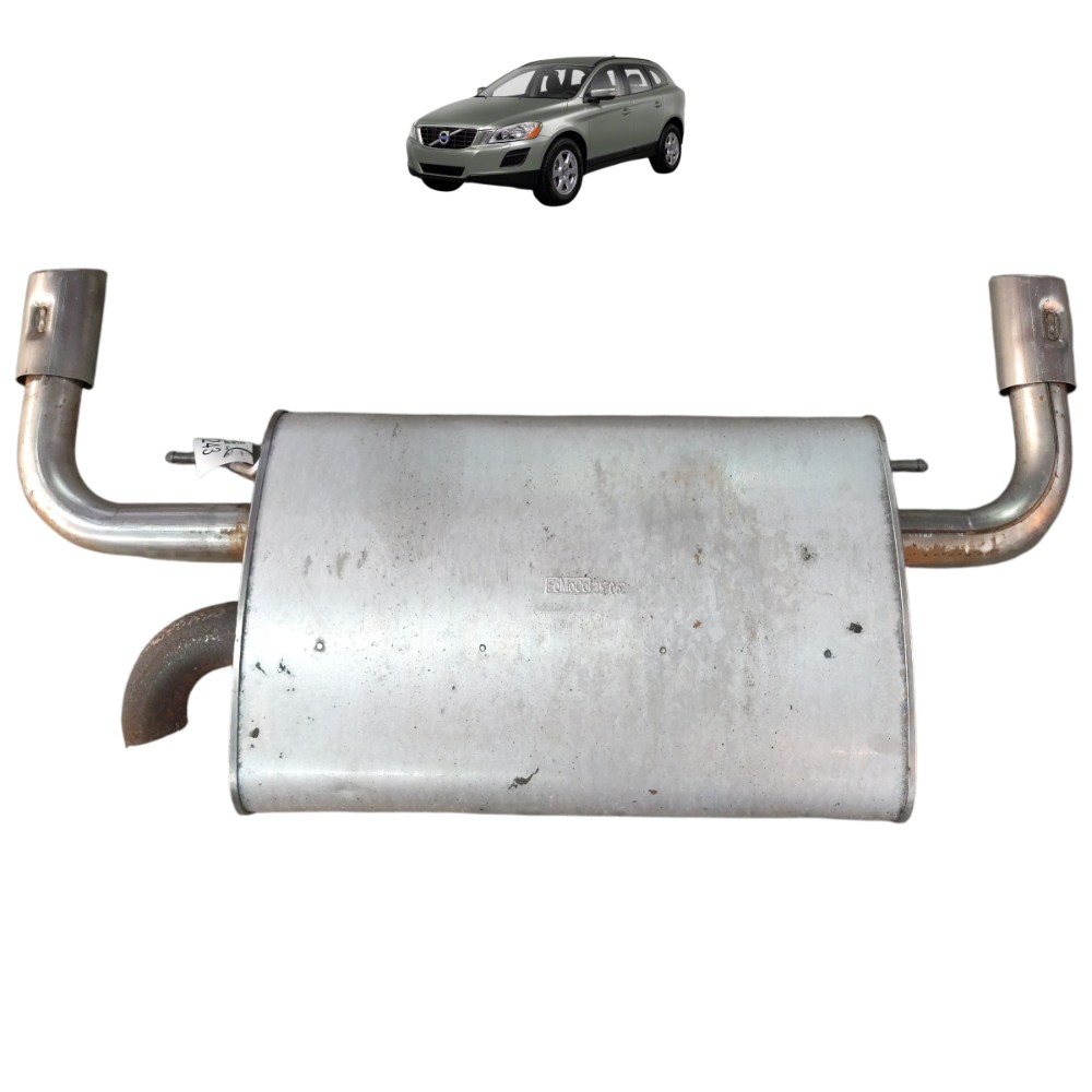 Escapamento abafador Volvo XC60 T6 3.0 2009 2010 2011 2012 1