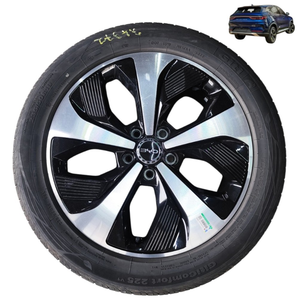 Roda pneu aro 19 5×120 byd song plus 2023 2024 2025