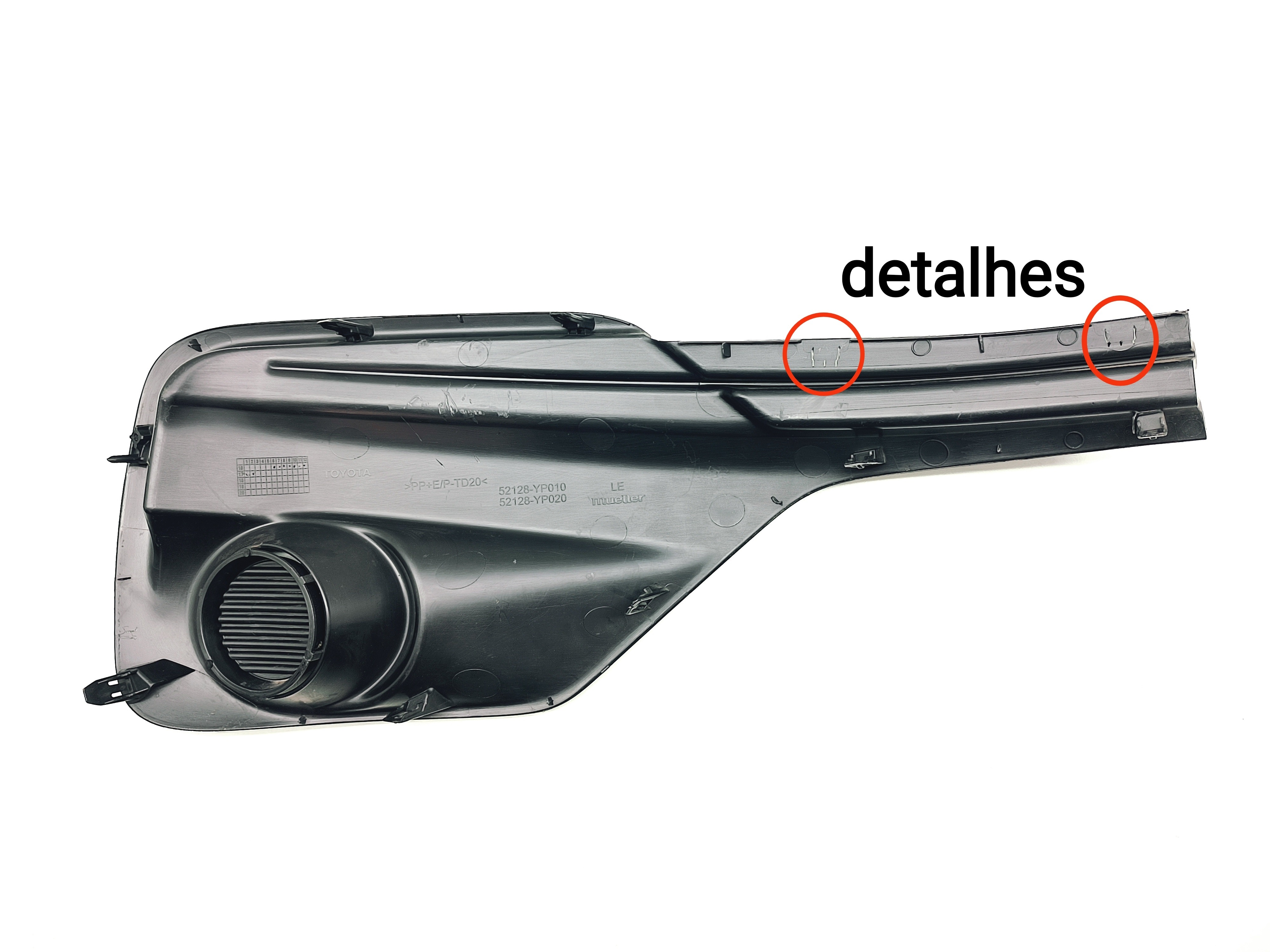 Acabamento Farol Milha Esquerdo Toyota Etios 2015 C/ Detalhe 3