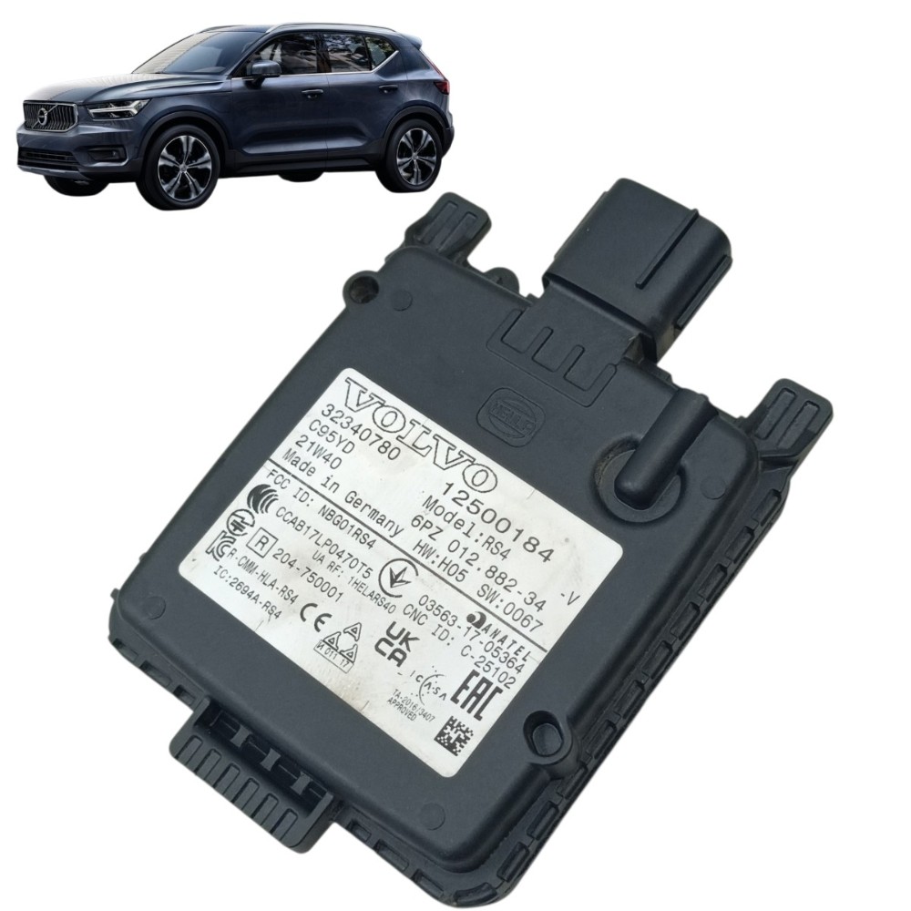 Sensor Ponto Cego Traseiro Volvo Xc40 Híbrido T5 2022 2021 Preto