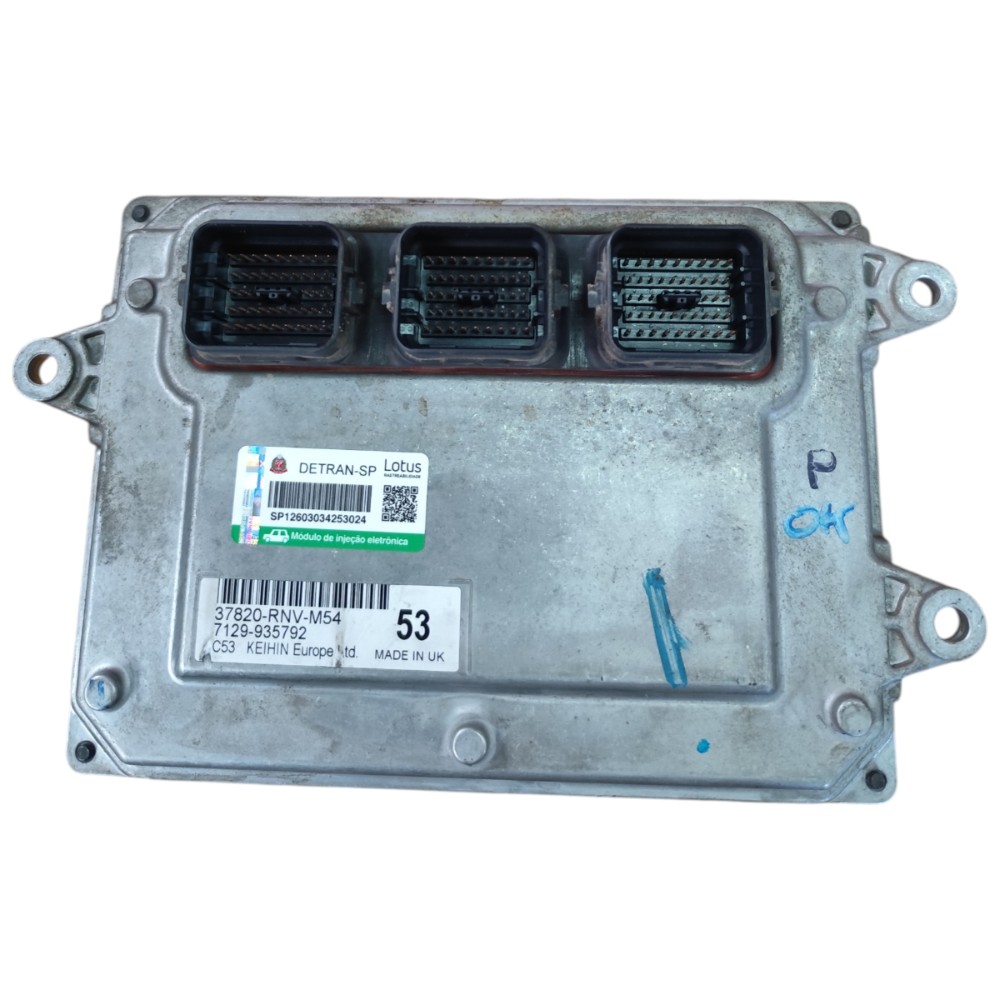 Kit Code Módulo Injeção Honda Civic G8 1.8 16v Flex Aut 2007 6