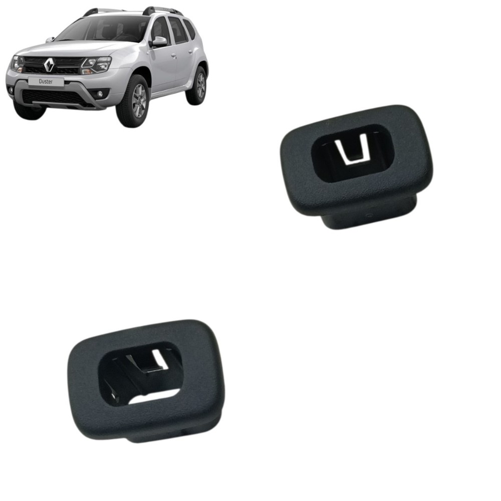 Par acabamento pino trava porta Renault Duster 2014 até 2020