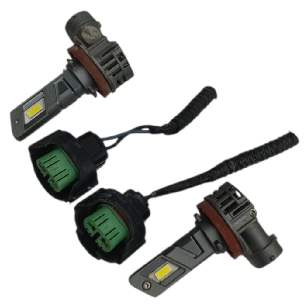 Par Lâmpada H8/h9/11/16-2 Led Nano S14x 6500k Cambus Led T10 1