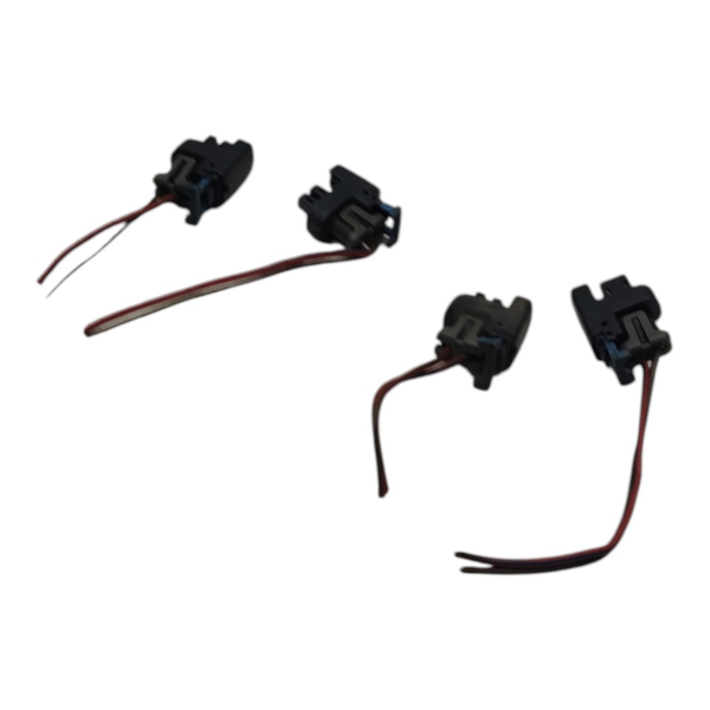 Jogo Plug Conector Bico Injetor Gm Celta Vhc 2005 2004 2003 2