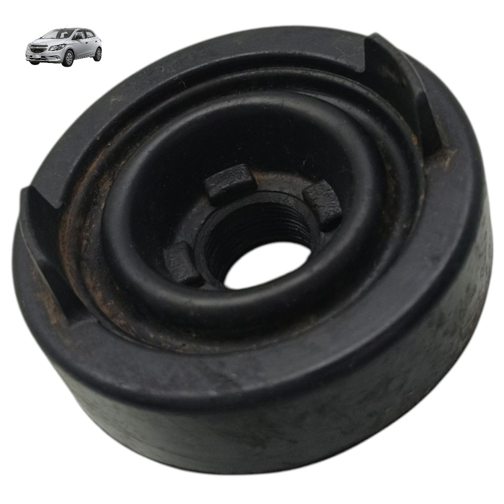 Guarda Pó Vedação Farol Gm Onix 2013 2014 2015 2016 17 18 19 Preto 1